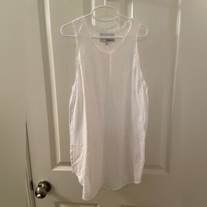 3.1 Phillip Lim Women's White Sleeveless Crew Neck Tank Top with Holes Size XS